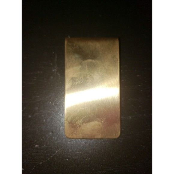 Vintage men's gold tone money clip - Picture 4 of 5